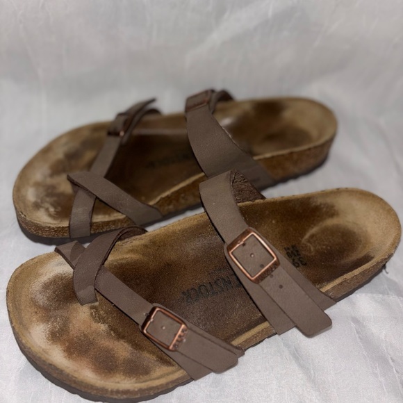 Birkenstock Women’s Brown Sandals - Picture 1 of 4
